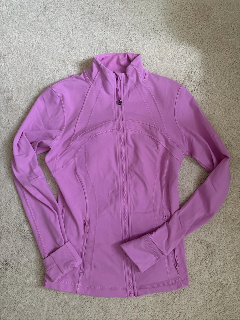 Lululemon - luon - size 6. Full length. Define jacket. Dahlia mauve.